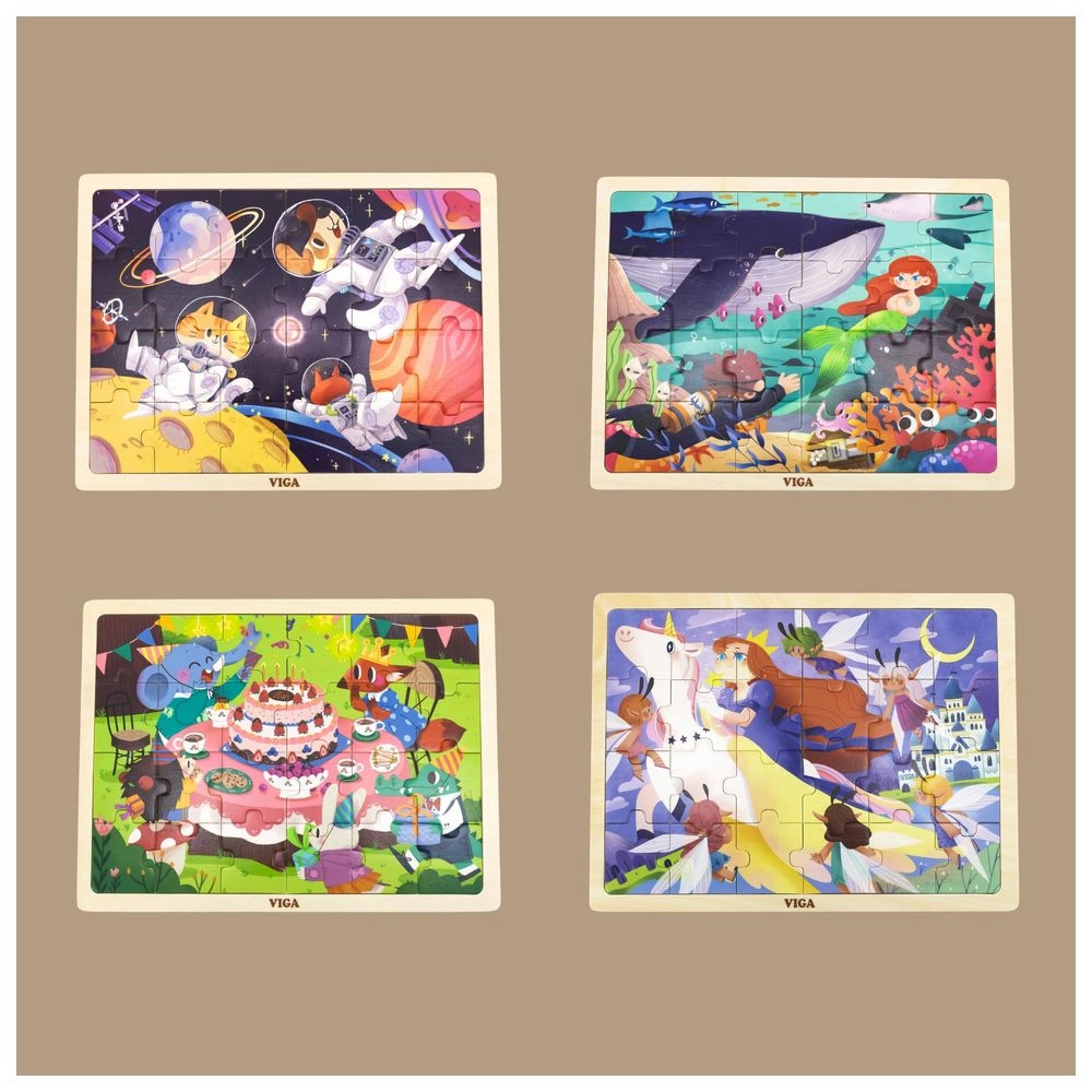 Fairytale Wooden Puzzle (29464294-44647) - 24 pcs