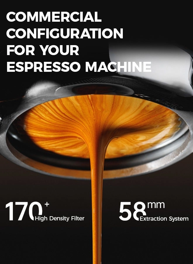 20Bar Espresso Machine - 1.3L Double Boilers One-Touch