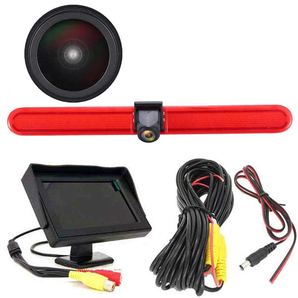 Car Mirror Monitor - 7 Inches + Car Rear View Camera - Night vision 628 x 586 pixels