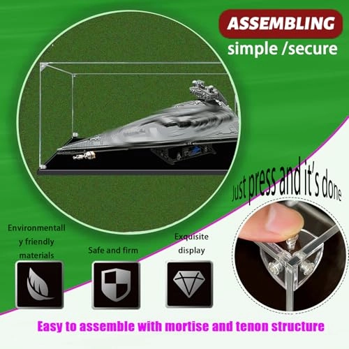 Acrylic Display Case (75252) - Dustproof 114 x 70 x 49 cm