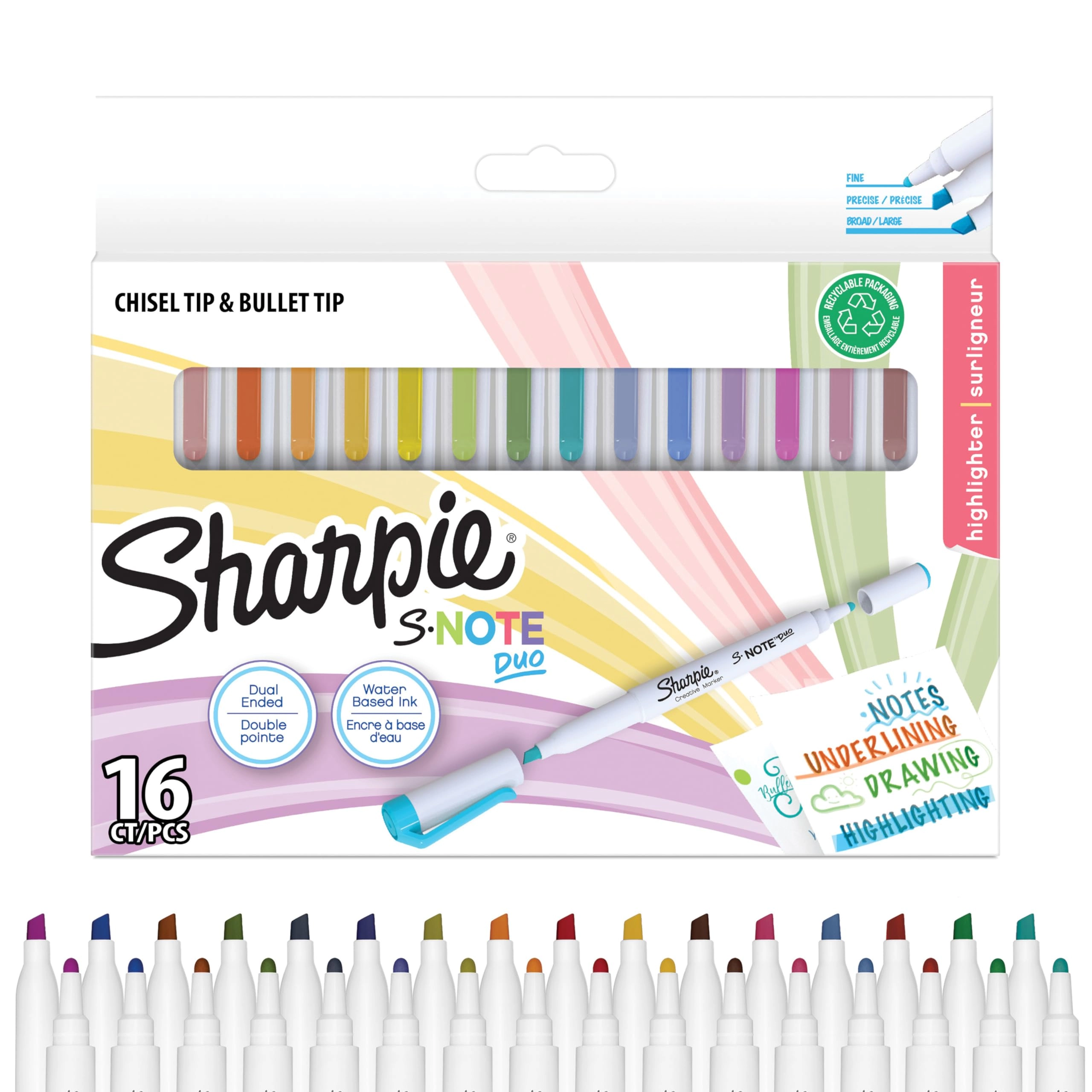 Newell Brands S-Note Duo - multi-color Chisel