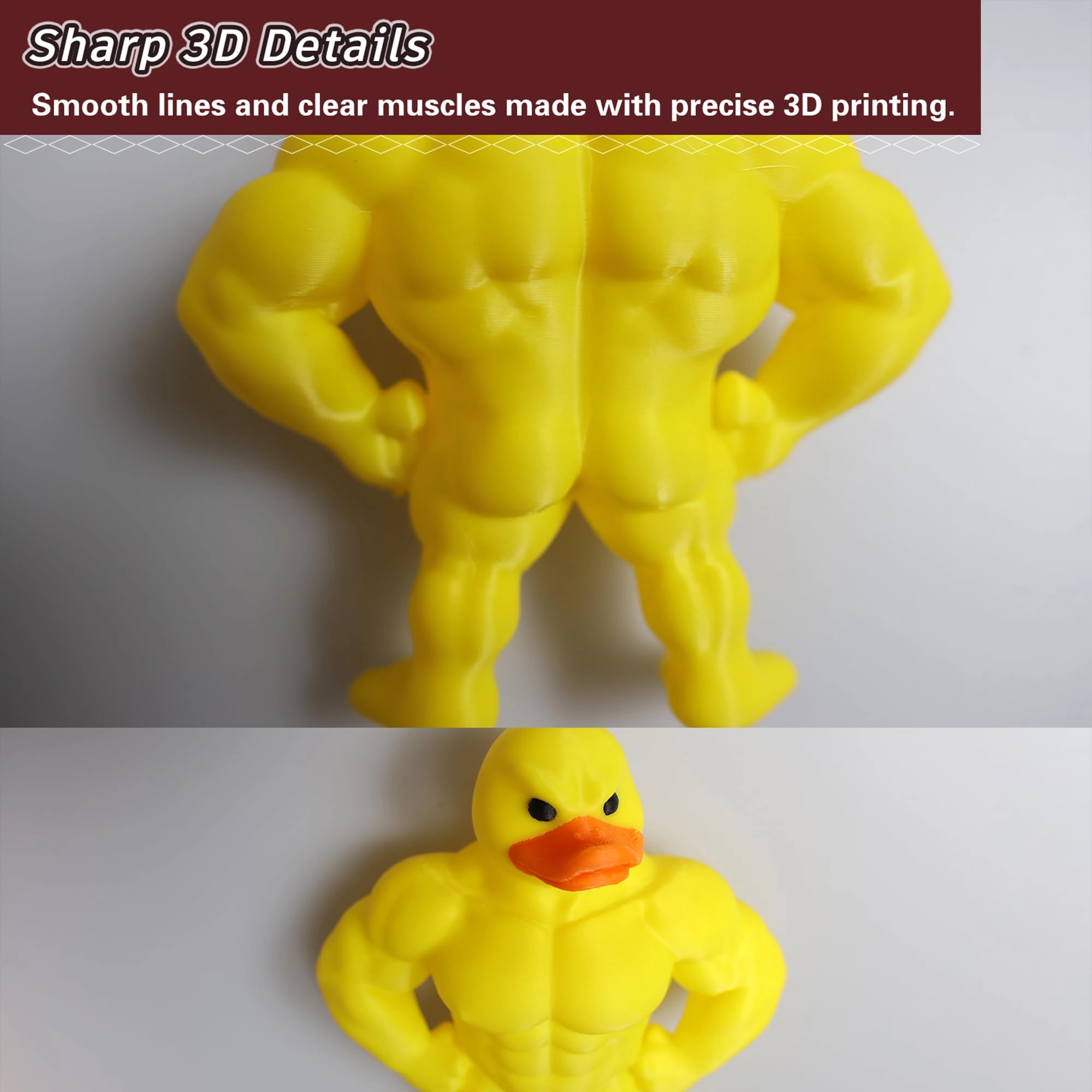 3D Printed Muscle Duck - PLA