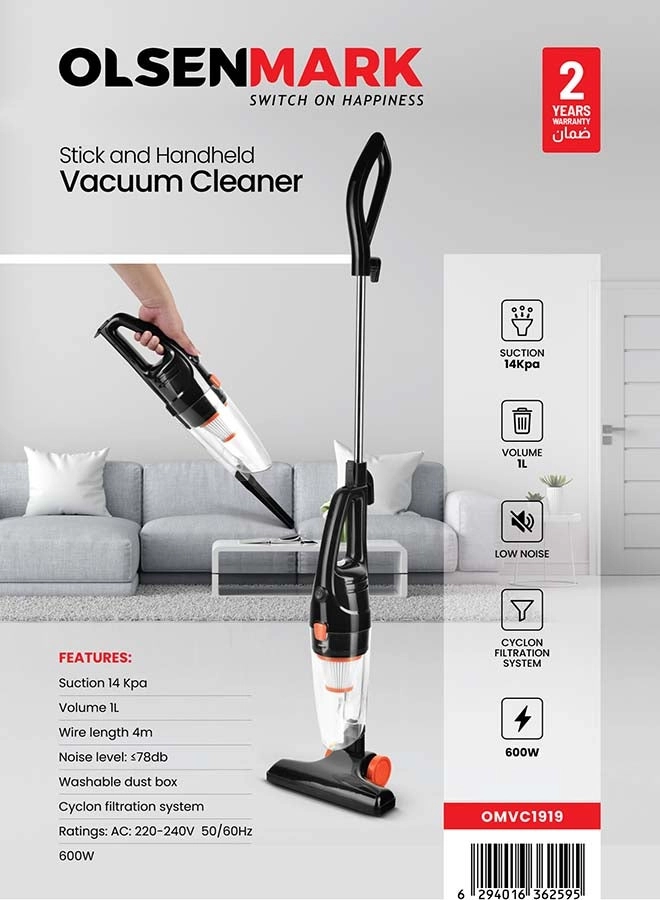 Olsenmark OMVC1919 - 1 L 600 W