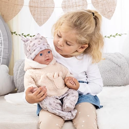 Reborn Baby Doll - 38 cm antique pink
