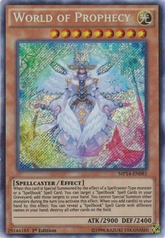 Yu-Gi-Oh! World of Prophecy MP14-EN081 - Secret Rare 1st Edition