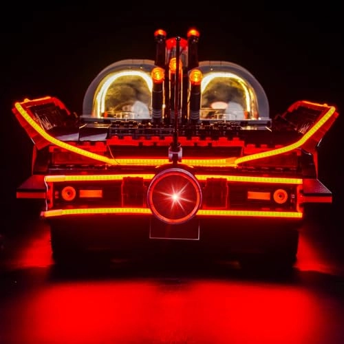 LED Light Set Compatible with Lego 76328 B'atman: The Classic TV Series Batmobile - USB & Battery 2 light sources