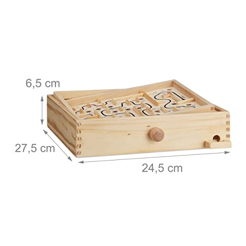 Wooden Labyrinth Game - 3 years and up