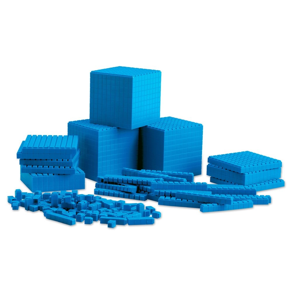 Base Ten Interlocking Plastic Rods Class Set - 6 years and above 823 pieces