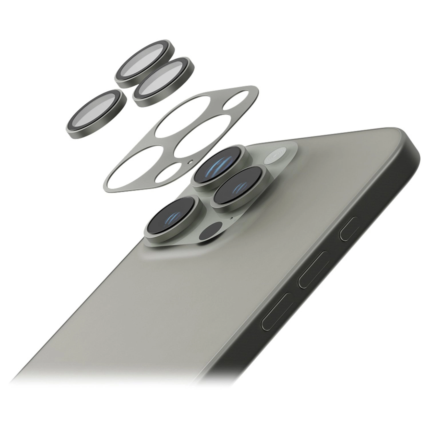 Anti-Fingerprint Glass Camera Lens Protector for iPhone 16 Pro / iPhone 16 Pro Max