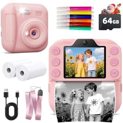 Instant Print Camera - 64GB 1000mAh
