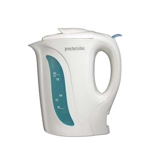 Proctor Silex Auto-Shutoff Boil-Dry Protection Electric Kettle
