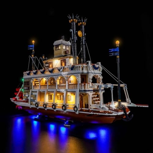 LED Light Set for LEGO River Steamboat 21356 - Copper Line