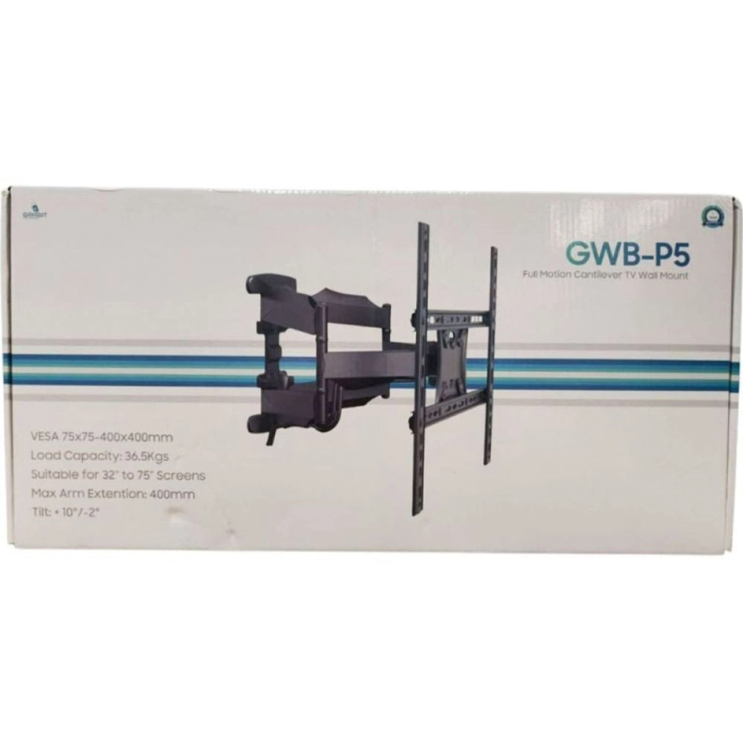 GRABIT TV Wall Bracket - 80 kg 23-60inch
