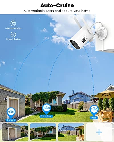 Outdoor Surveillance Camera 2K
