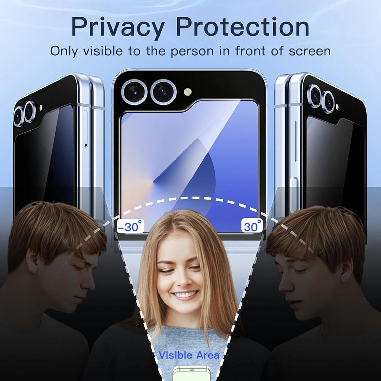 Privacy Screen Protector for Samsung Galaxy Z Flip 6