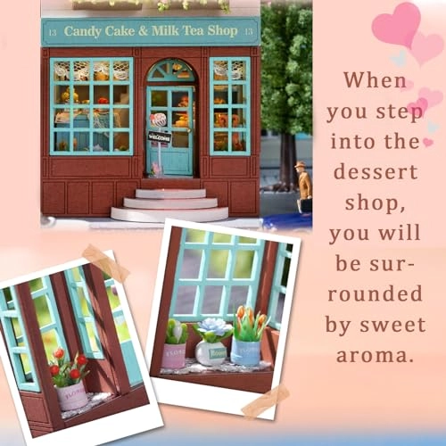 Dollhouse Miniature DIY House Kit - Creative Room 1:100