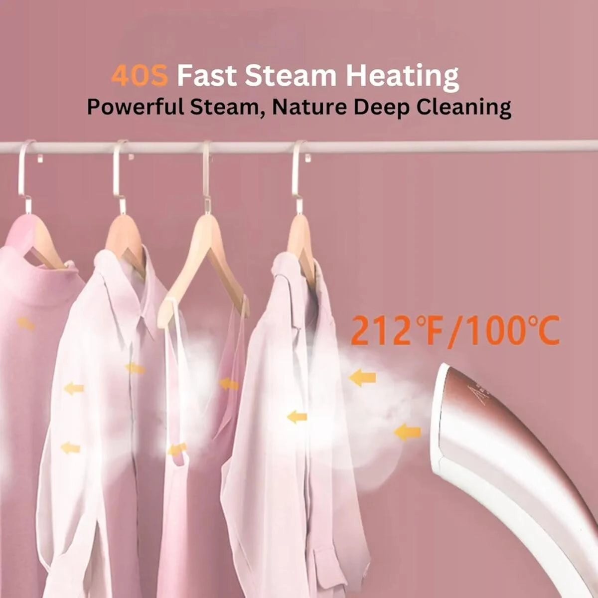 Professional Garment Steamer - 2 in 1 2000W 1.8L