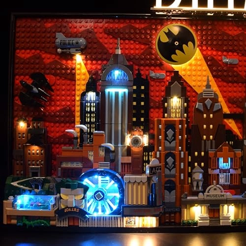 LED Lighting Kit - Designed for Batman Compatible with Lego 76271 Remote Version