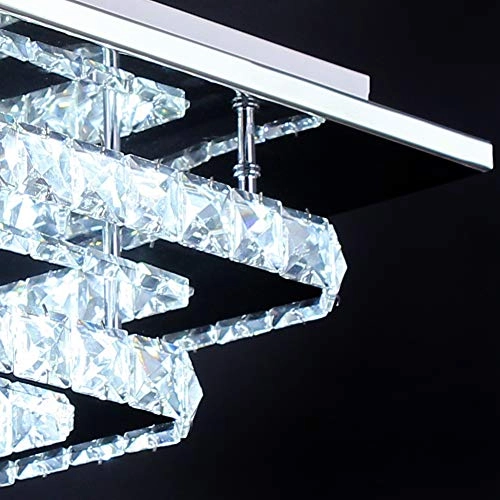 Crystal LED Ceiling Light - Cool White