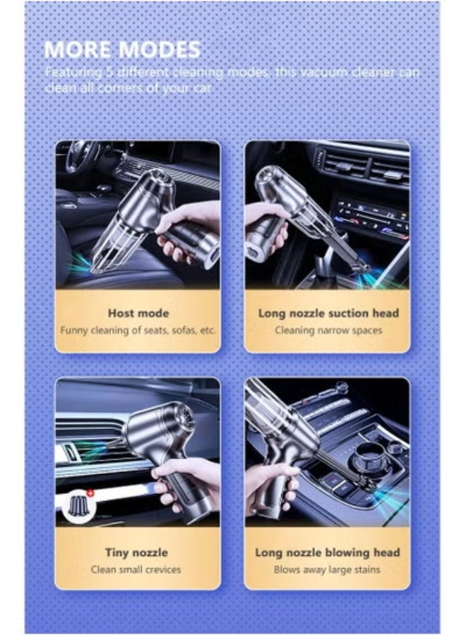 Handheld Vacuum Cleaner - 95,000Pa Cordless Brushless motor