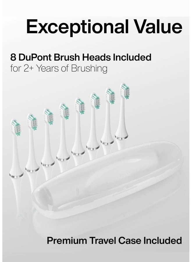 Vibe Series - 40000 VPM Wireless Charging 8 Brush Heads