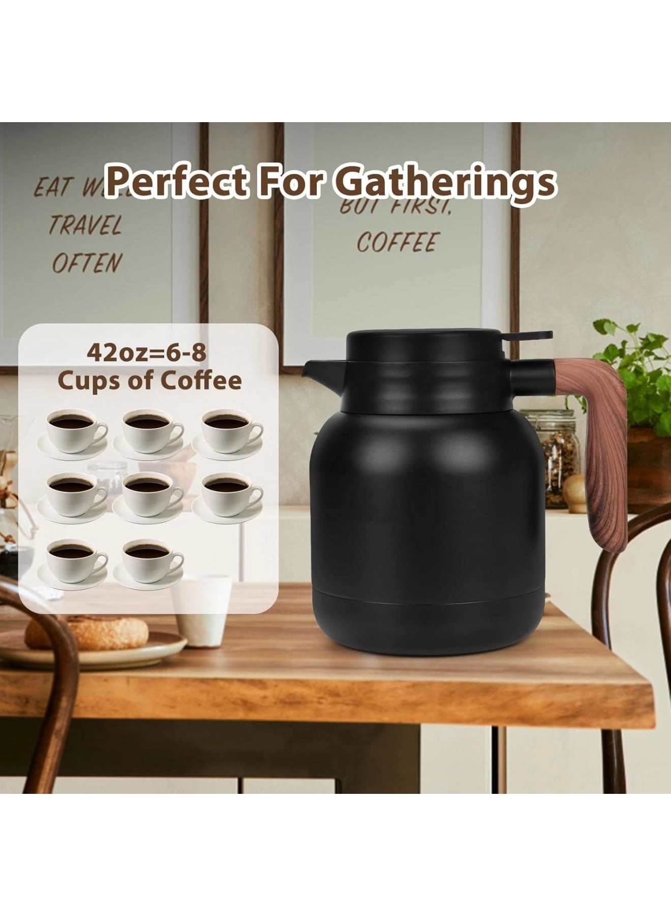 Thermal Coffee Carafe - 1.2L