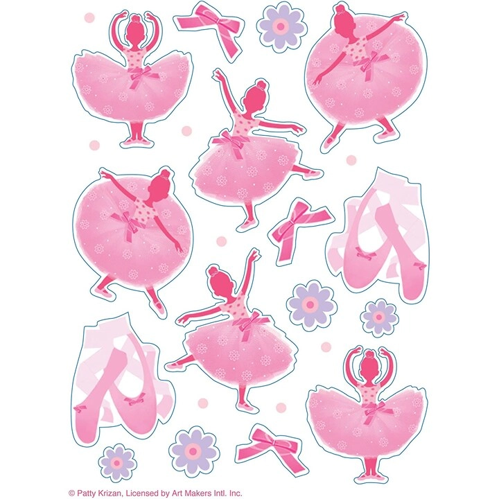 CREATIVE CONVERTING Tutu Much Fun Stickers Value
