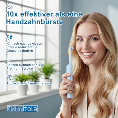 3862 - 8 Brush Heads 3 Modes White