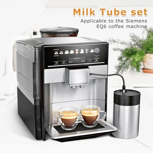 Milk Hose - Stainless Steel Straw 18cm 2 Silicone Hoses Set