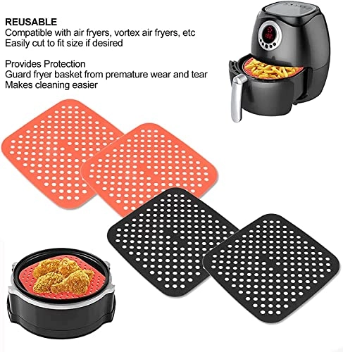 Reusable Air Fryer Liner - Silicone 4 piece(s)