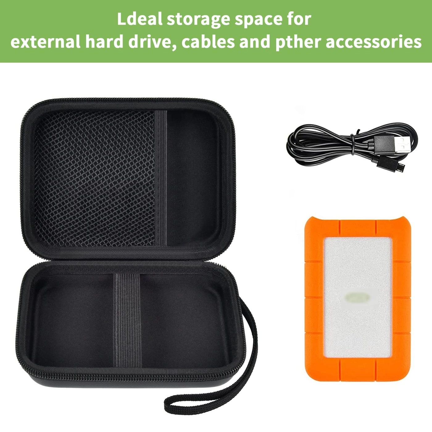Case Compatible with LaCie Rugged Mini - 1TB 2TB 4TB 5TB