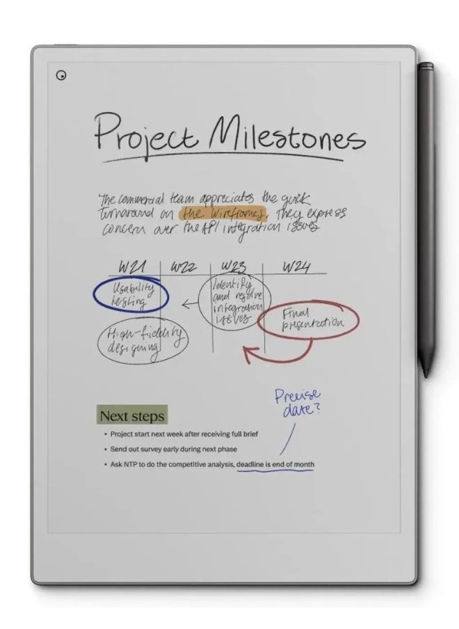 Paper Pro - 11.8" Color + Marker Plus - Eraser