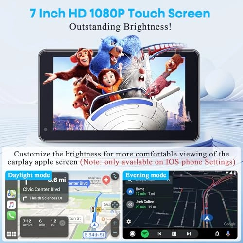 Wireless Apple Carplay Screen - 7 Inches