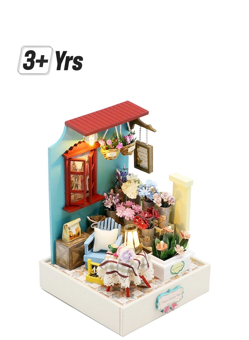 Miniature Doll House - Pink