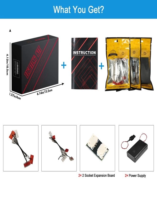 LED Light Kit - for Lego 76918 McLaren Solus GT DIY Lighting (NO Model,ONLY Light)