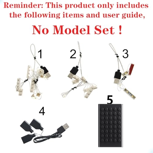 LED Light Set - Compatible with 21054 White Architecture