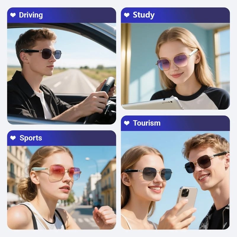 Smart Glasses - AI Translation Bluetooth