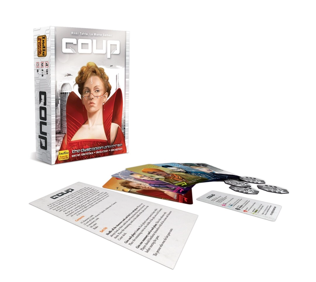 Coup - The Fast Fun Bluffing Party Game 2-6 Players