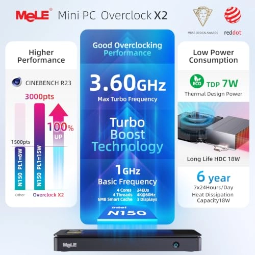 Overclock 4C - N150 16GB 512GB