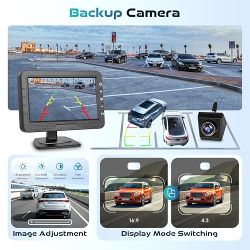 Rear View Camera - full-colour night vision wired 1080P + Reversing Monitor