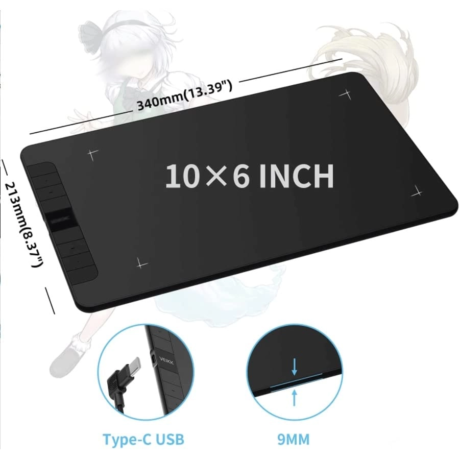 VK1060 - 10x6 inch 8192 Levels