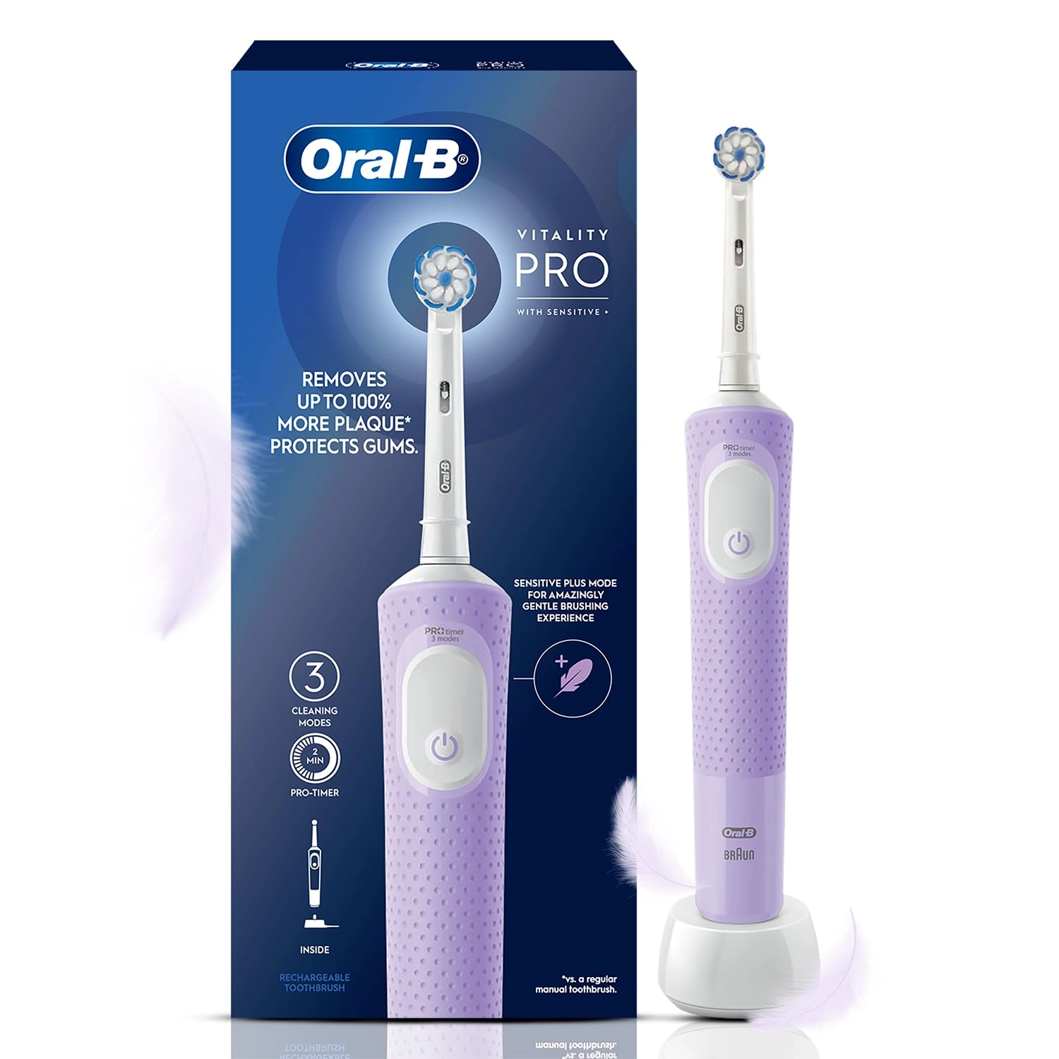 Vitality Pro - Electric Toothbrush Blue 3 Modes