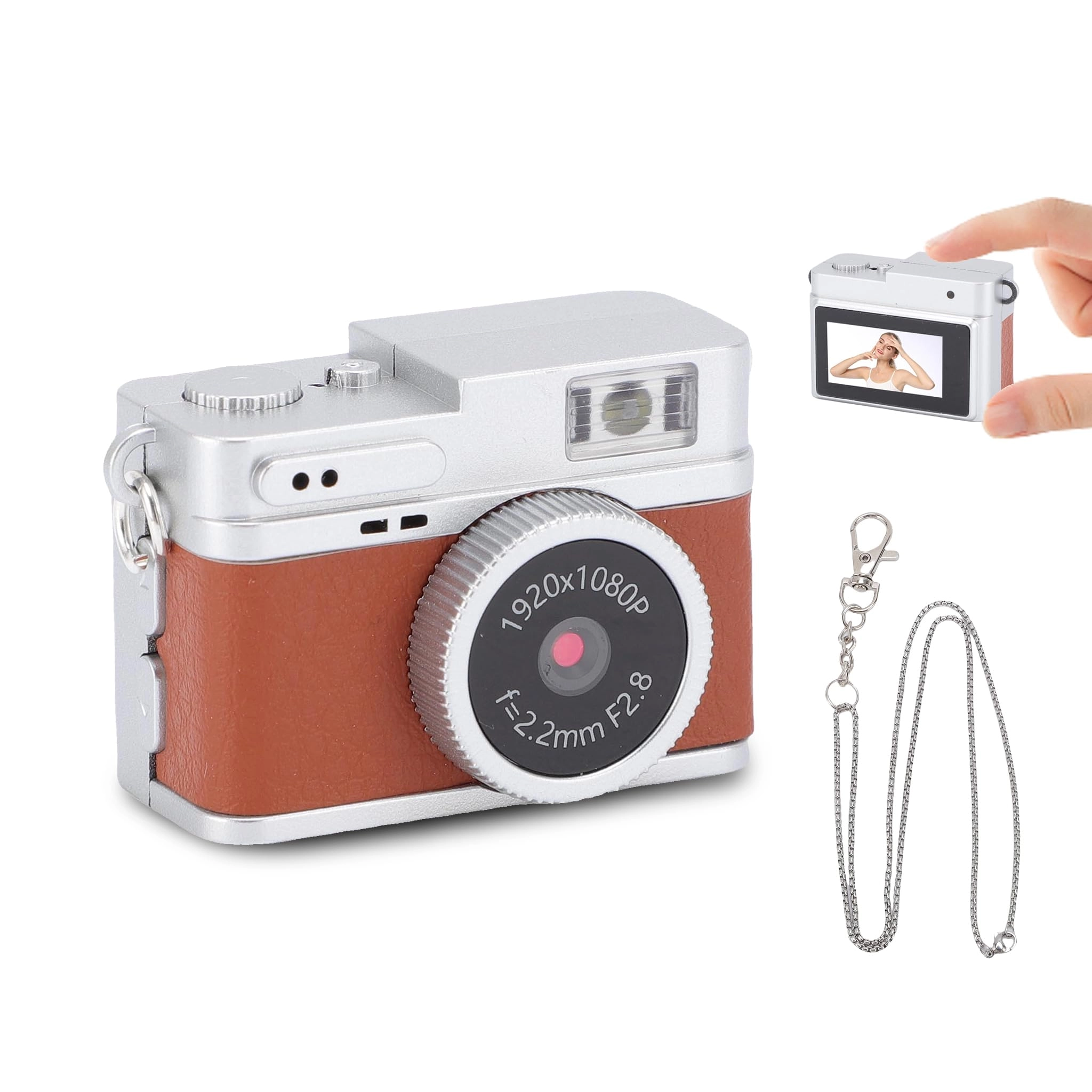 LICAEVEY Mini Camera Keychain - 1080P 32GB