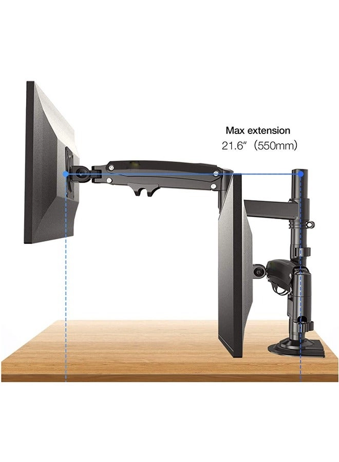 Dual Monitor Desk Mount Stand - 2 32'' 118*118mm