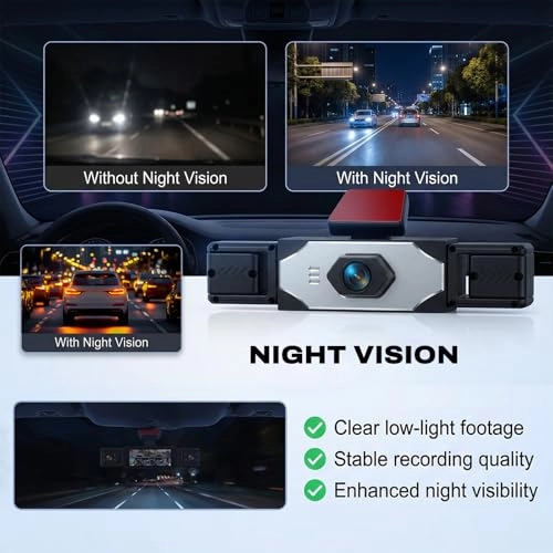 4 Channel Dash Cam - 1080P