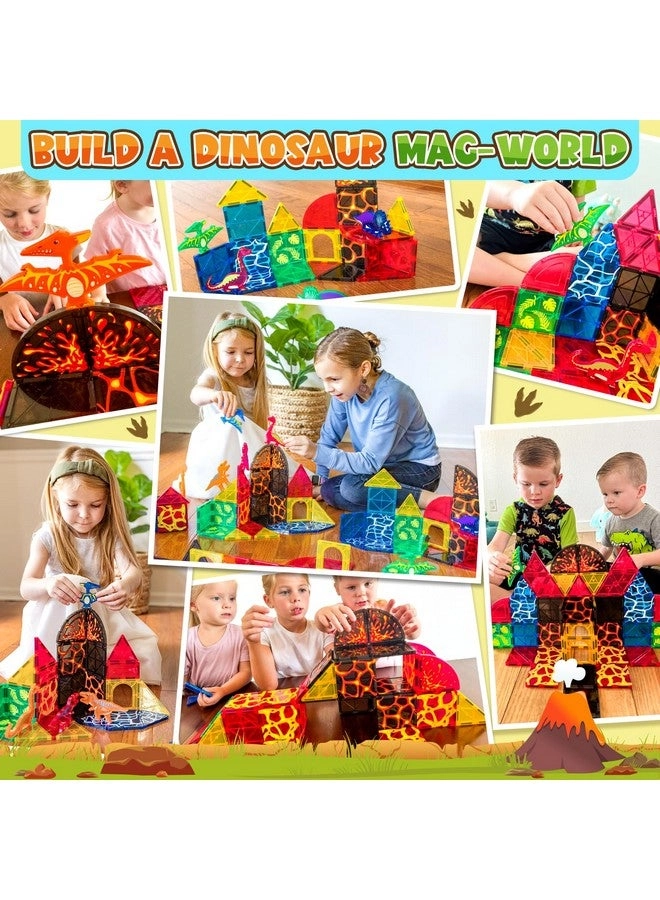 Dinosaur Toys Magnetic Tiles - Dinosaur