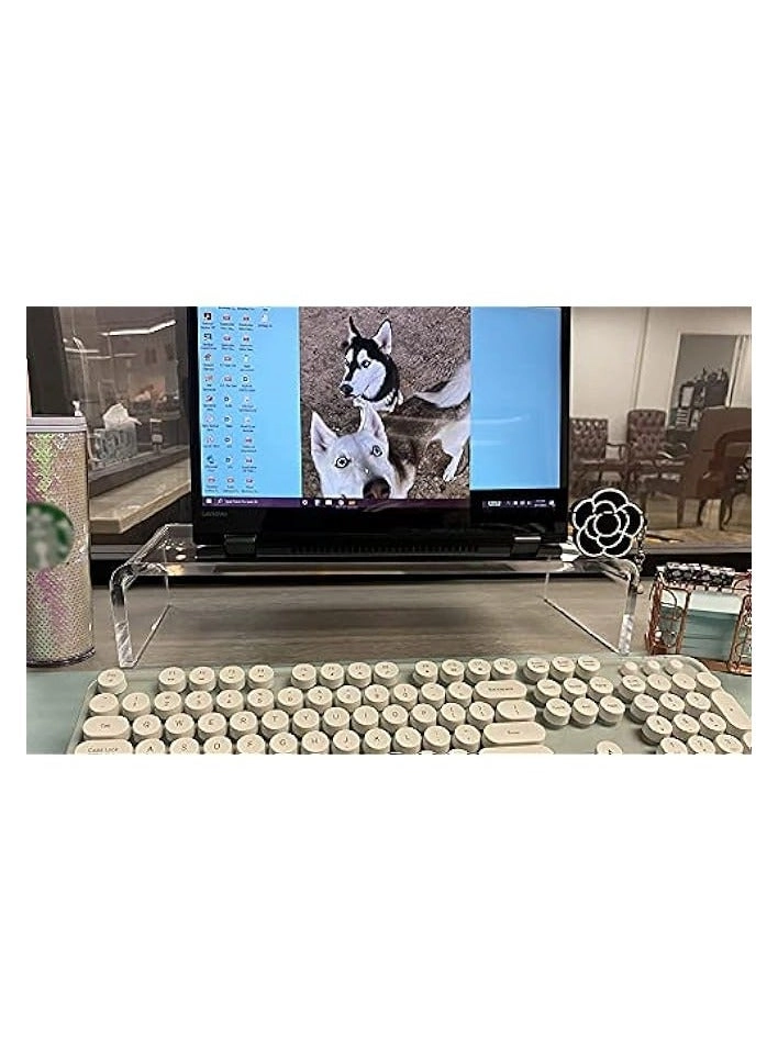 Clear Computer Stand