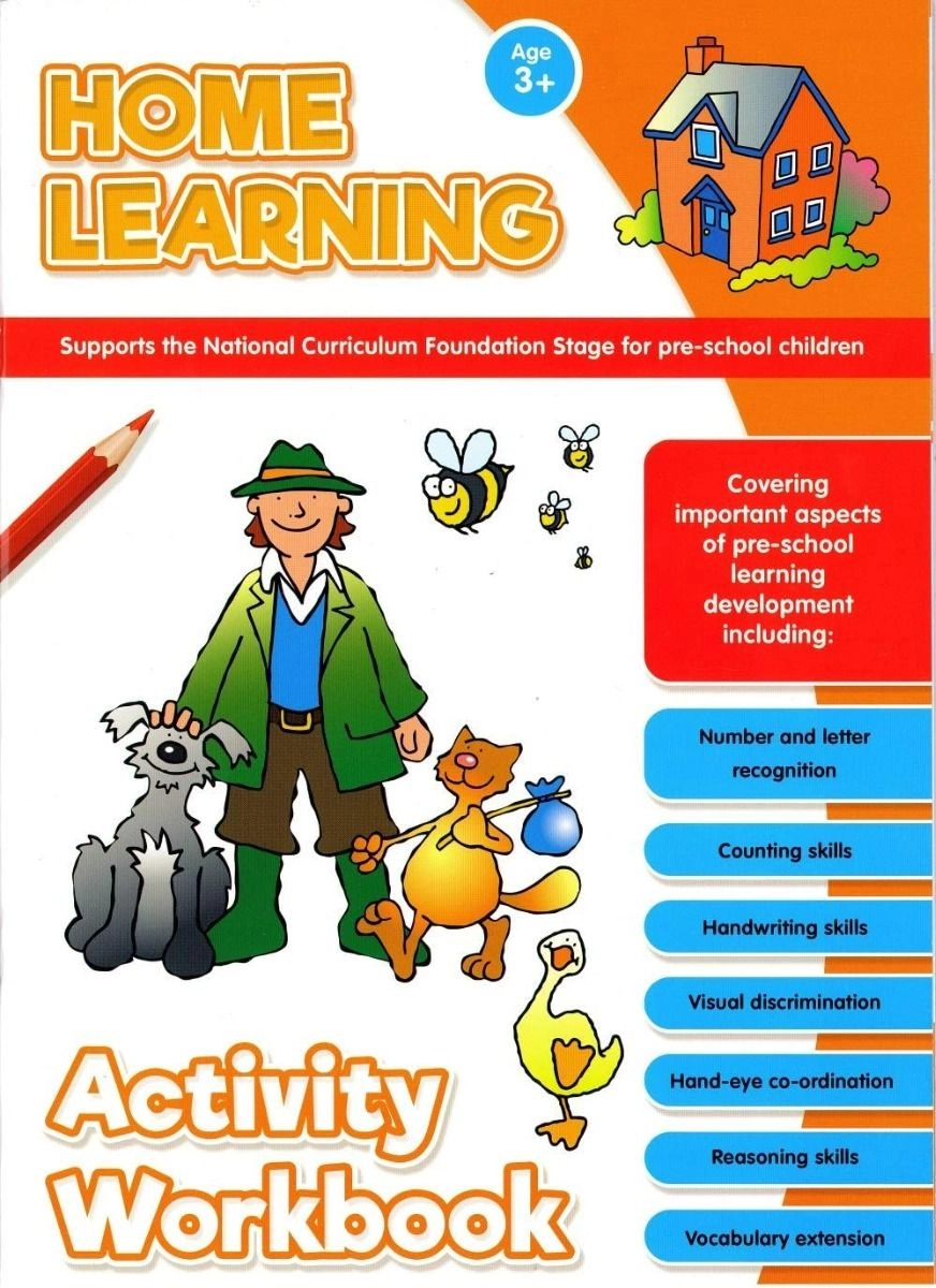 Learning at Home Activity Books - 3-6 Years