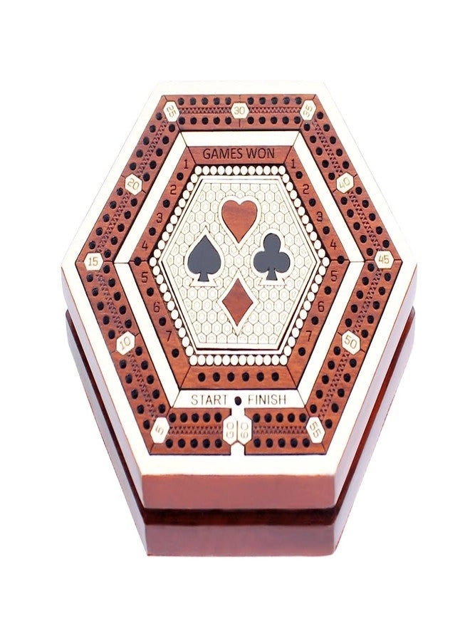 Tree of Life - 2 Track 60 Points Inlaid Travel/Pocket Size