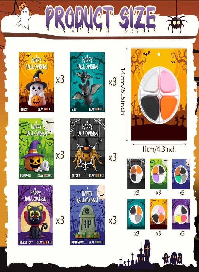 Halloween DIY Craft Kit - 18 Set